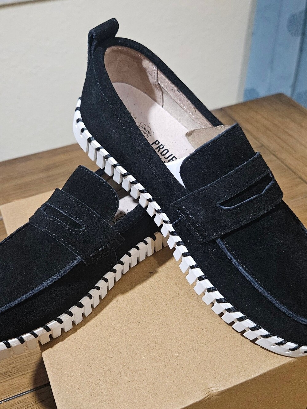 Project Cloud Genuine Leather Loafers for Women - Memory Foam Womens Shoes -